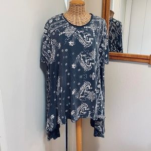 Magnolia Pearl Oversized Francis Top Short Sleeves